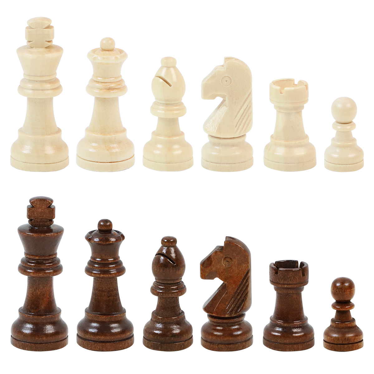 WG-CS13WM-Walnut-OPP Chess Set