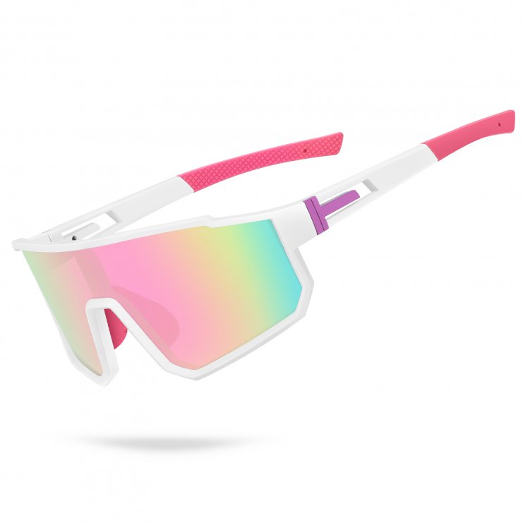 3058 Sunglasses White-Pink